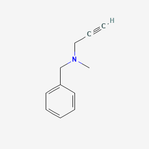 Chemical structure of Pargyline