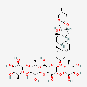 Chemical structure of Paris VII