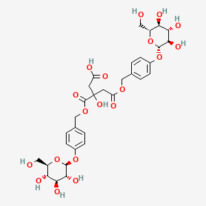 Chemical structure of Parishin B