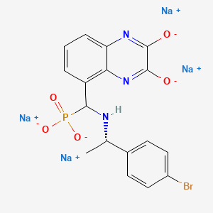 Chemical structure of PEAQX tetrasodium hydrate