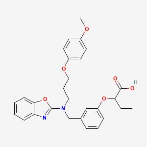Chemical structure of Pemafibrate racemate