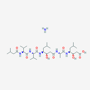 Chemical structure of Pepstatin Ammonium