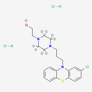Chemical structure of Perphenazine D8 Dihydrochloride