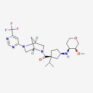 Chemical structure of PF-04634817