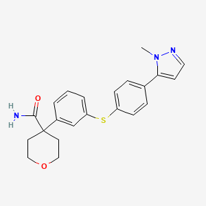 Chemical structure of PF-4191834