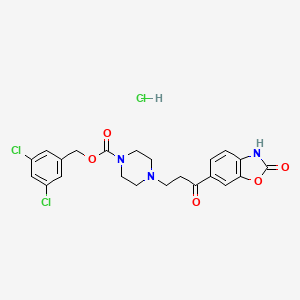 Chemical structure of PF-8380 hydrochloride