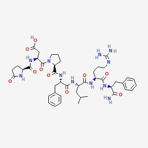 Chemical structure of Phe-Met-Arg-Phe Like Peptide, Snail Helix aspersa