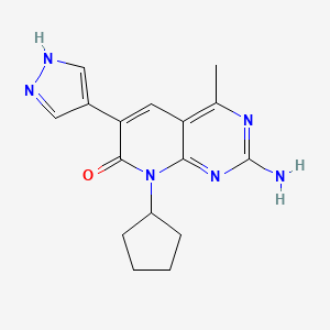 Chemical structure of PI3Kα/mTOR-IN-1