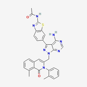 Chemical structure of PI3Kγ inhibitor 1