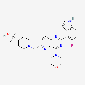 Chemical structure of PI3kδ inhibitor 1