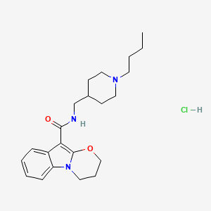 Chemical structure of Piboserod hydrochloride