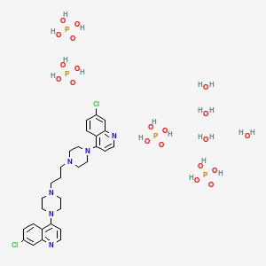 Chemical structure of Piperaquine phosphate hydrate