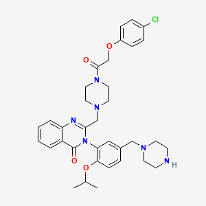 Chemical structure of Piperazine Erastin