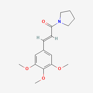 Chemical structure of Piperlotine C