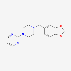 Chemical structure of Piribedil