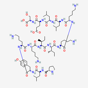 Chemical structure of Platelet Factor 4 (58-70), human