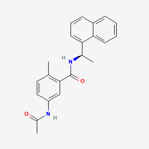 Chemical structure of PLpro inhibitor