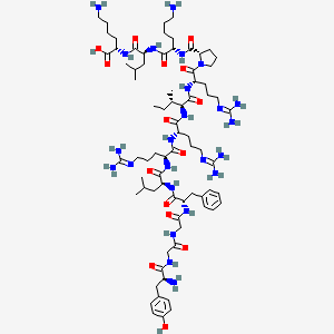 Chemical structure of Dynorphin (1-13)