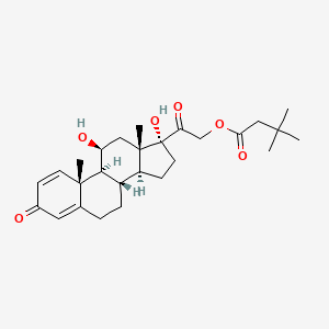 Chemical structure of Prednisolone Tebutate