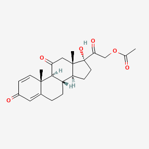 Chemical structure of Prednisone acetate