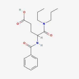 Chemical structure of Proglumide