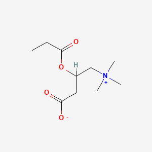 Chemical structure of Propionylcarnitine