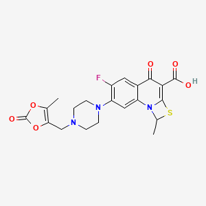 Chemical structure of Prulifloxacin
