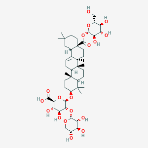 Chemical structure of Pseudoginsenoside RT1