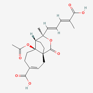 Chemical structure of Pseudolaric Acid C2