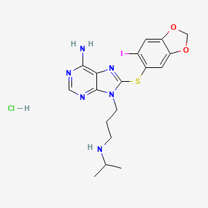Chemical structure of PU-H71 hydrochloride