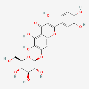 Chemical structure of Quercetagitrin