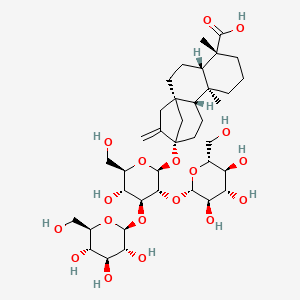 Chemical structure of Rebaudioside B