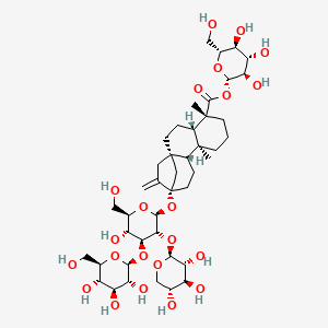 Chemical structure of Rebaudioside F