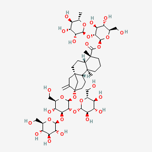 Chemical structure of Rebaudioside J