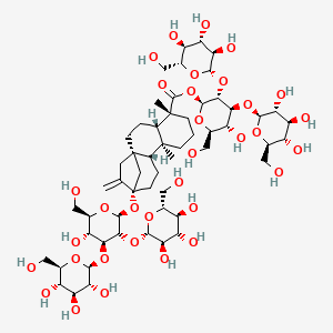 Chemical structure of Rebaudioside M