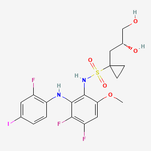 Chemical structure of Refametinib R enantiomer