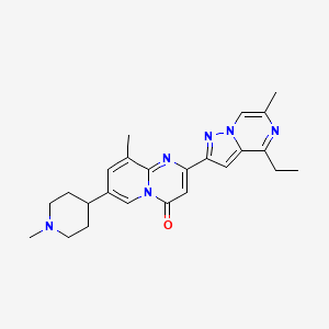 Chemical structure of RG7800 hydrochloride
