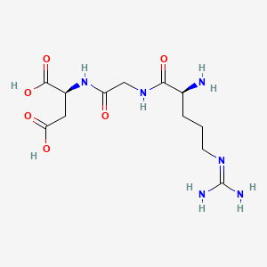 Chemical structure of RGD peptide (GRGDNP) TFA