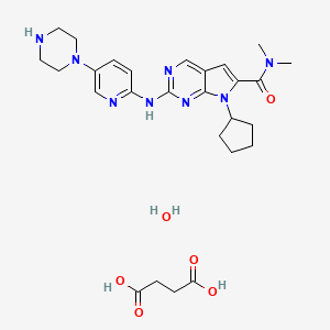 Chemical structure of LEE011 succinate hydrate