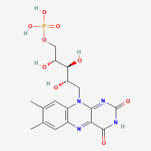 Chemical structure of Riboflavine phosphate