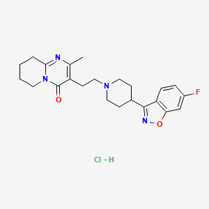 Chemical structure of Risperidone hydrochloride