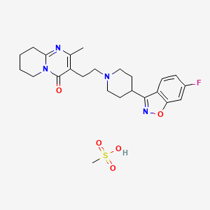 Chemical structure of Risperidone mesylate