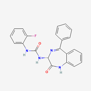 Chemical structure of RSV604 R enantiomer
