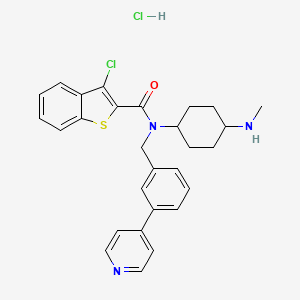 Chemical structure of SAG hydrochloride