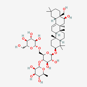 Chemical structure of Saikosaponin F
