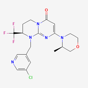 Chemical structure of SAR405 R enantiomer