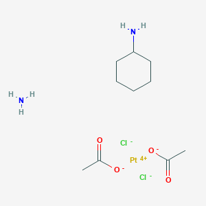 Chemical structure of Satraplatin