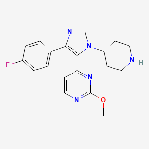 Chemical structure of SB 242235