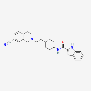 Chemical structure of SB269652