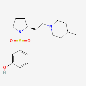 Chemical structure of SB-269970